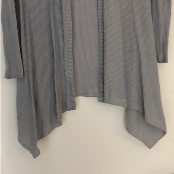 Kimchi Blue Ribbed Grey Cardigan - Picture 5 of 5
